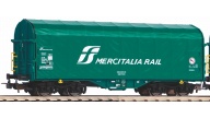 Piko 58256 - Carro telonato FS verde Mercitalia Rail