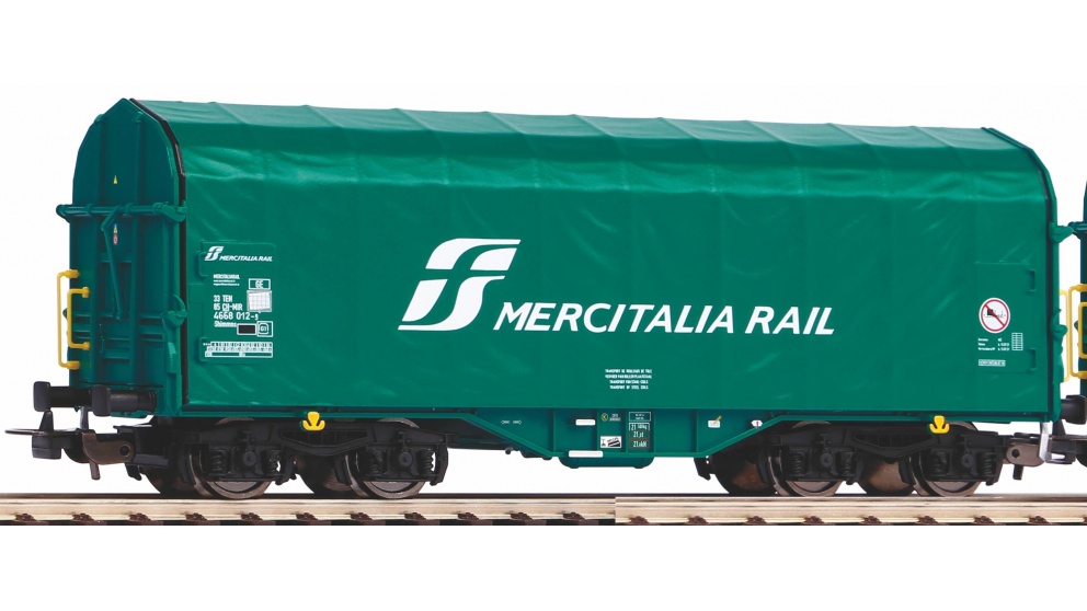 Piko 58256 - Carro telonato FS verde Mercitalia Rail Piko 58256 - Carro telonato FS verde Mercitalia Rail
